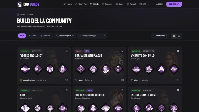 Build della community