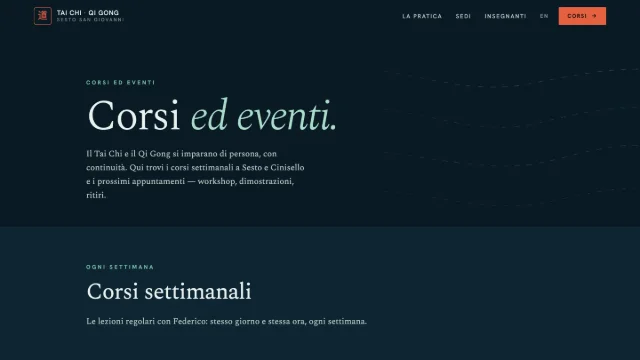 Corsi e orari